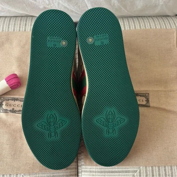 NIB! Gucci Screener Sneakers, size 40 - Picture 6 of 11